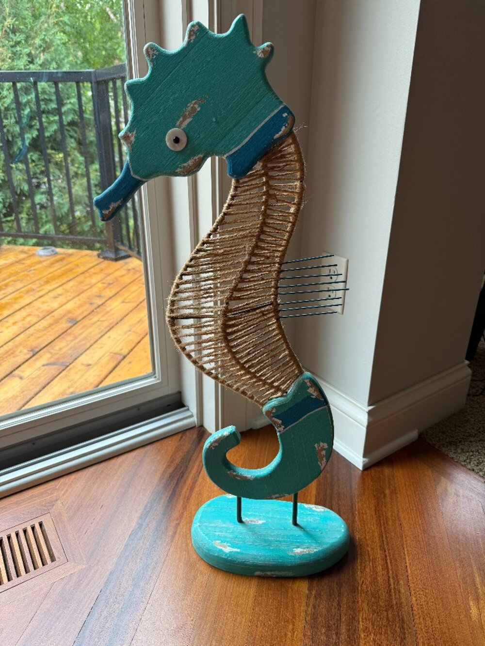 30" Department 56 Seahorse Decor